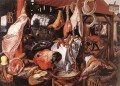 肉屋の屋台 オランダの歴史画家ピーテル・アールセン